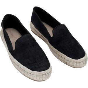 Women's Jaylaa Espadrille Flats Black US 10